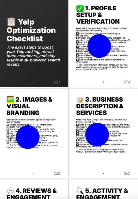 Yelp Optimization Checklist: Boost Your Yelp Ranking and AI Visibility