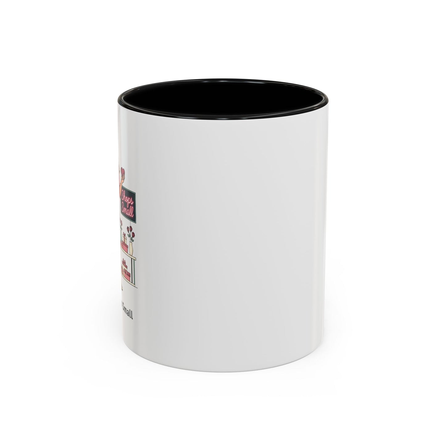 Cupid Shops Small Accent Coffee Mug — Valentine’s Day Small Business Support Gift