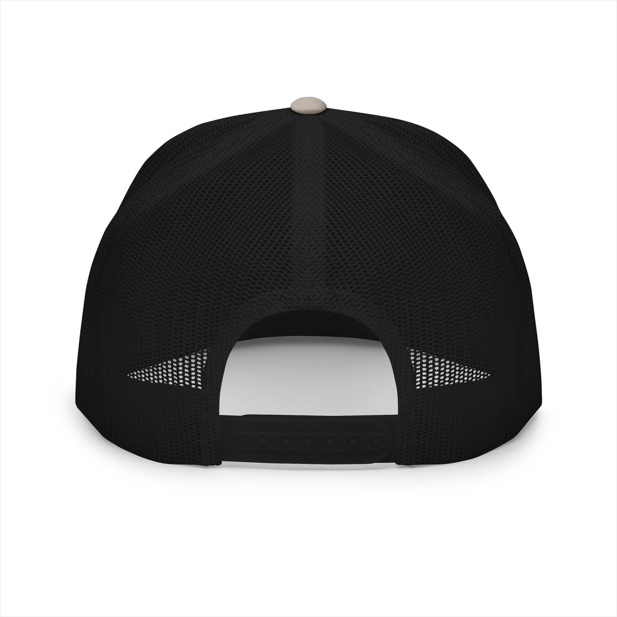 Rink Rat Hockey Tailgate Trucker Cap — Vintage Red Script with Mouse Logo