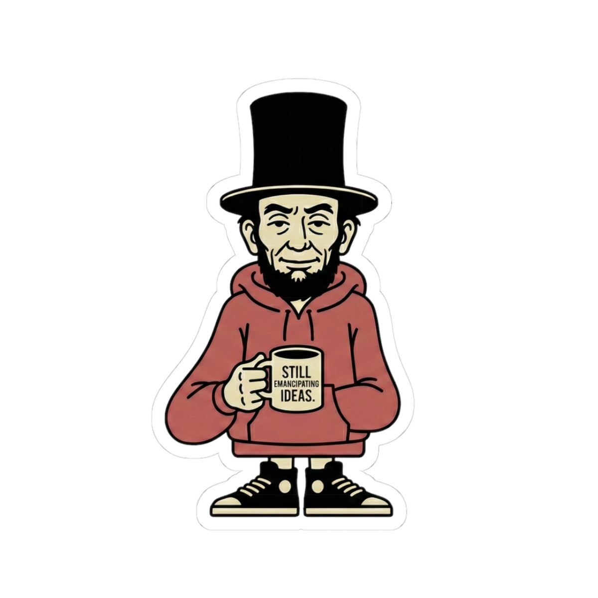 “Still Emancipating Ideas” Kiss-Cut Vinyl Sticker