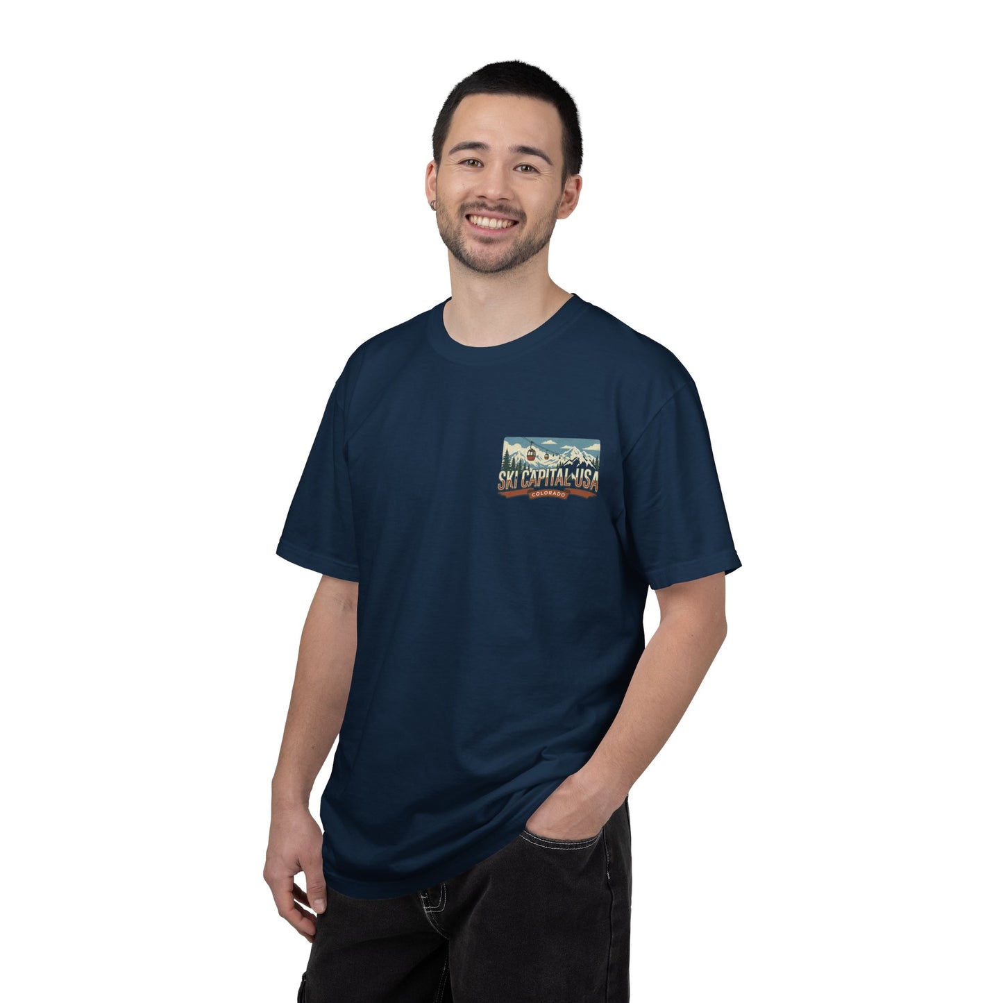 Ski Capital USA Colorado T-Shirt — Colorado Ski State Graphic Tee
