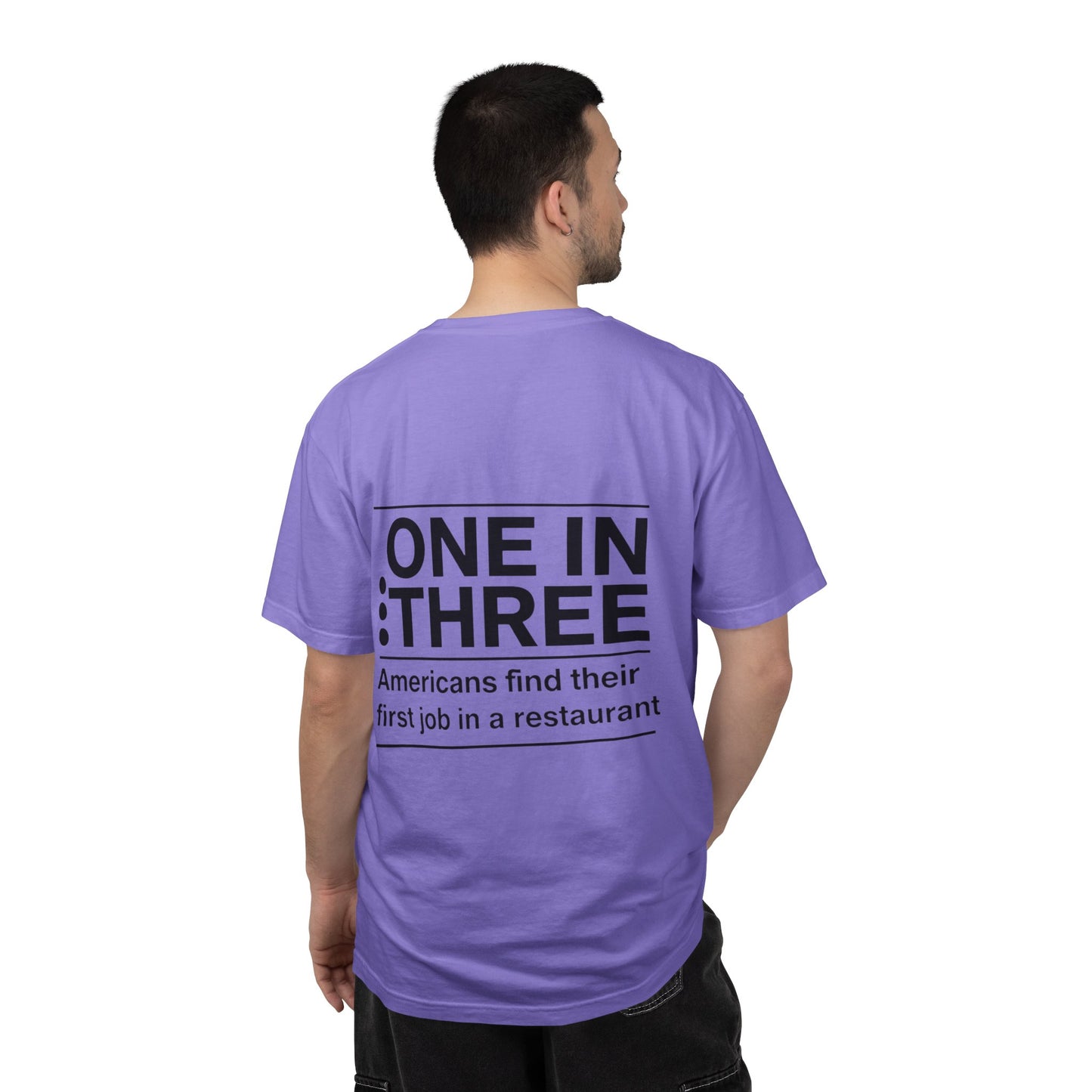 Support Local Restaurants T-Shirt — 'Many Americans Get Their First Job in a Restaurant'