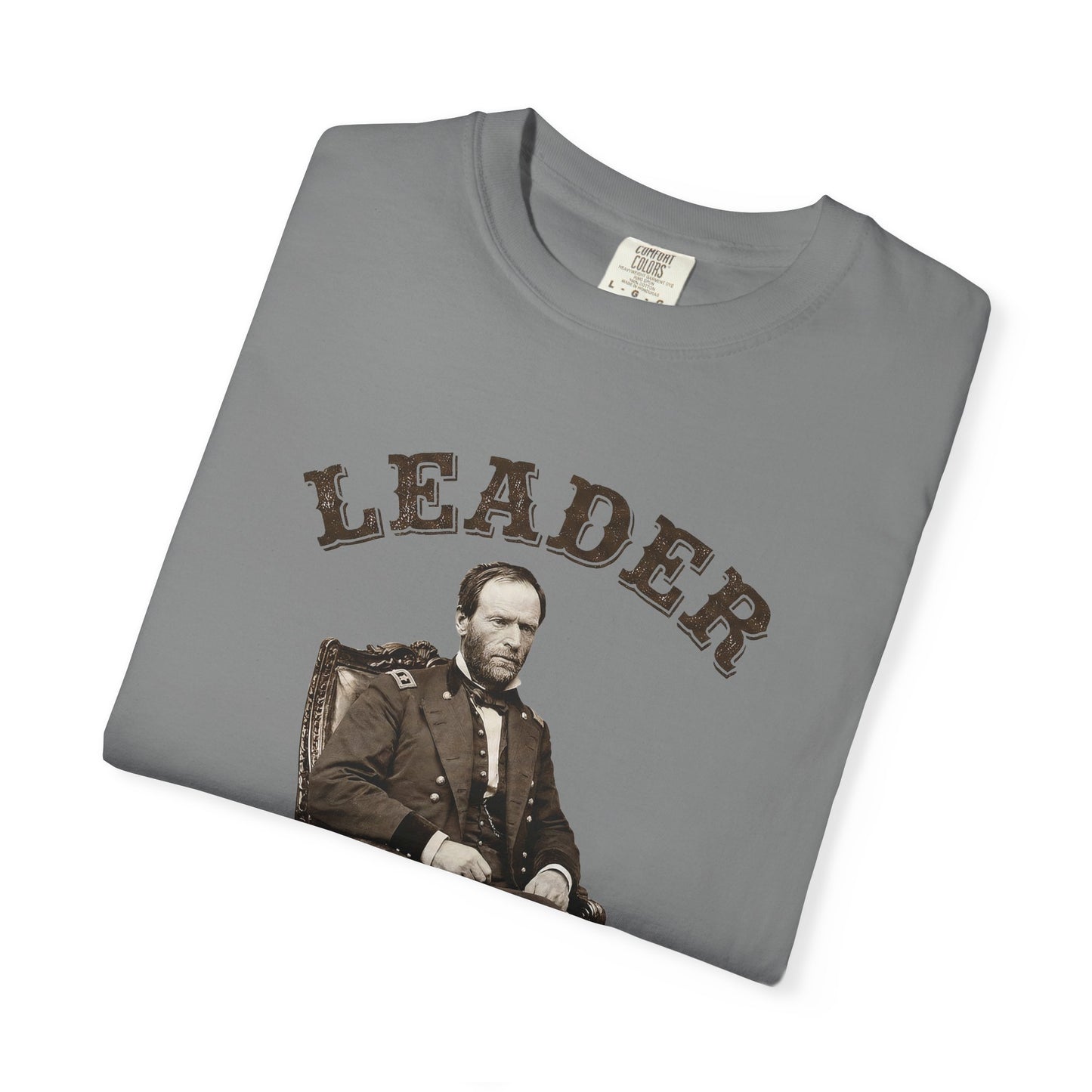 T-Shirt — 'Leader' William Tecumseh Sherman Vintage Portrait Tee