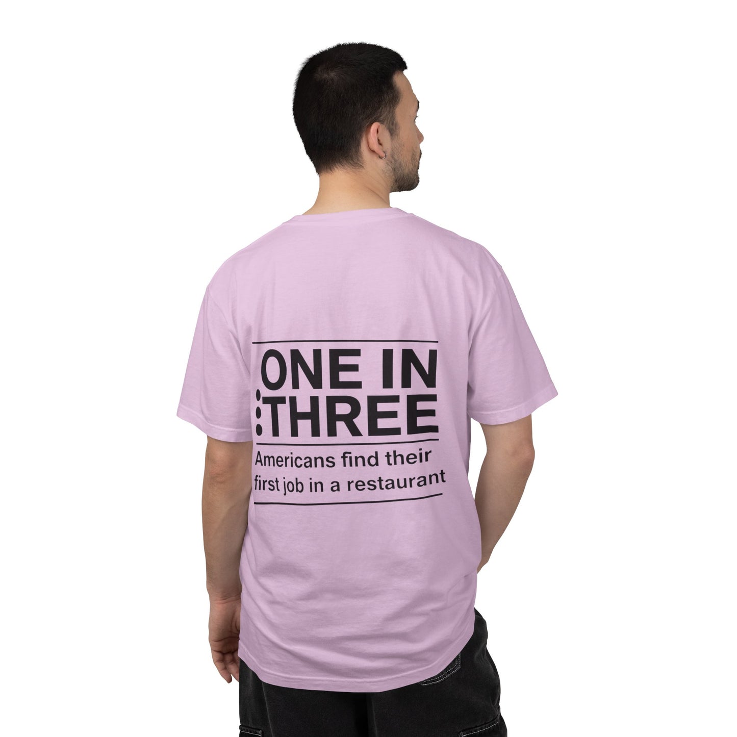 Support Local Restaurants T-Shirt — 'Many Americans Get Their First Job in a Restaurant'