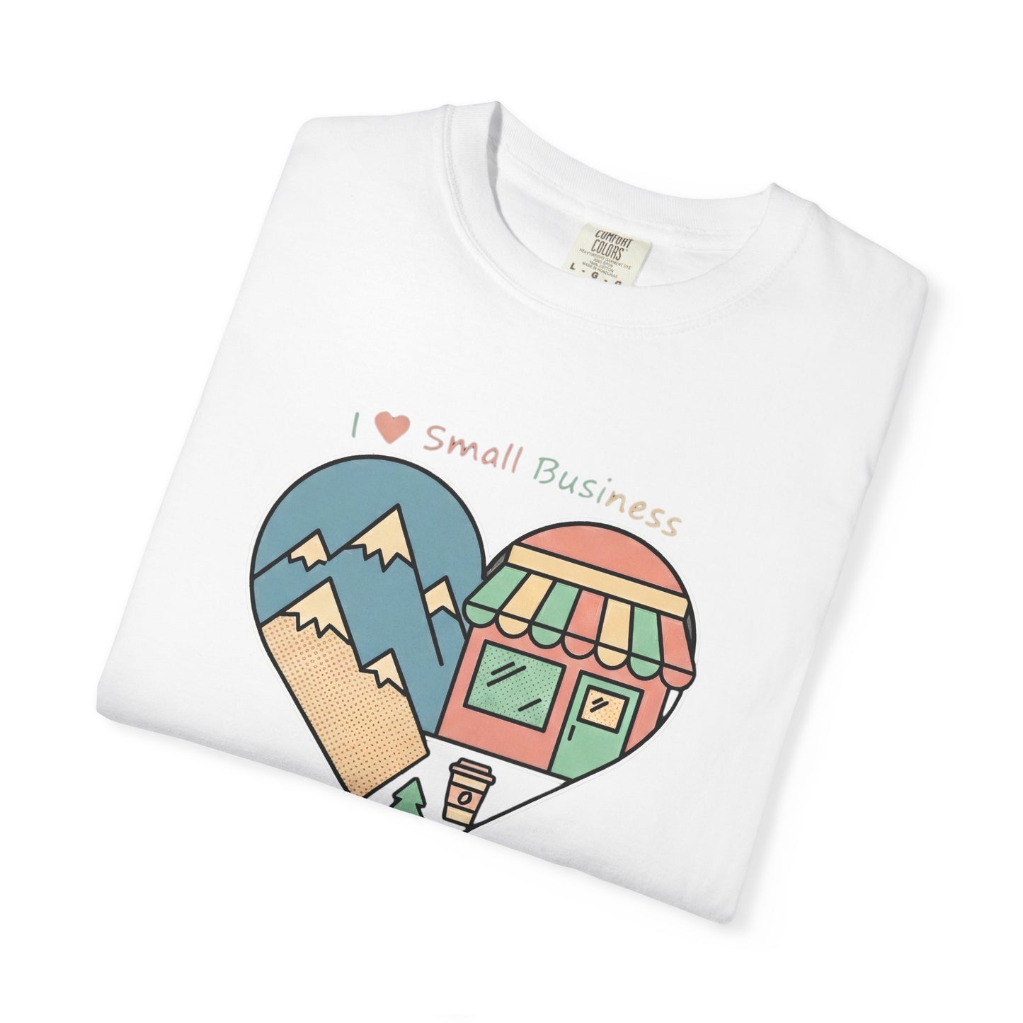 Colorado Heart Graphic T-Shirt — Small Business Love Design