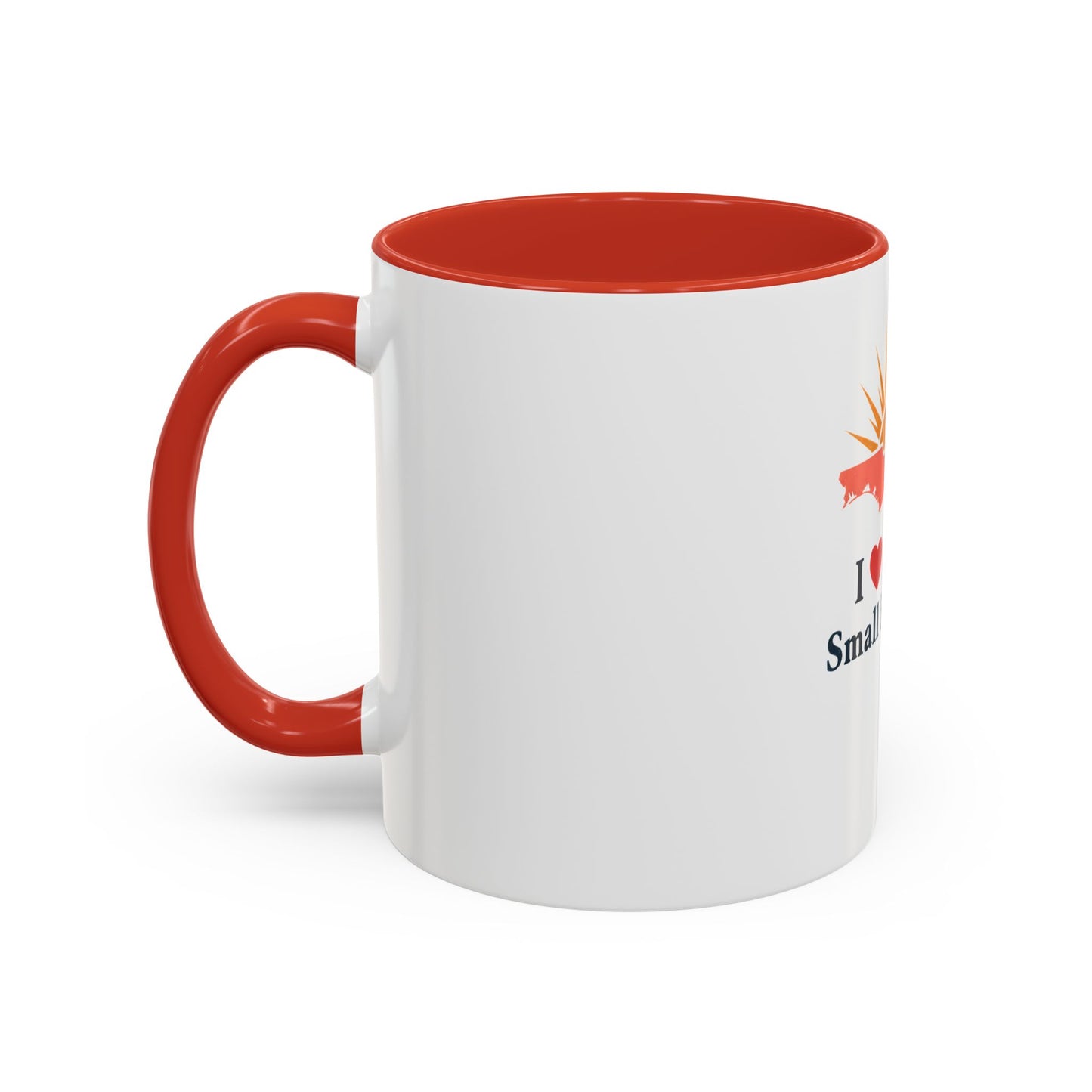 Florida I Heart Small Business Accent Coffee Mug — Support Local Shops