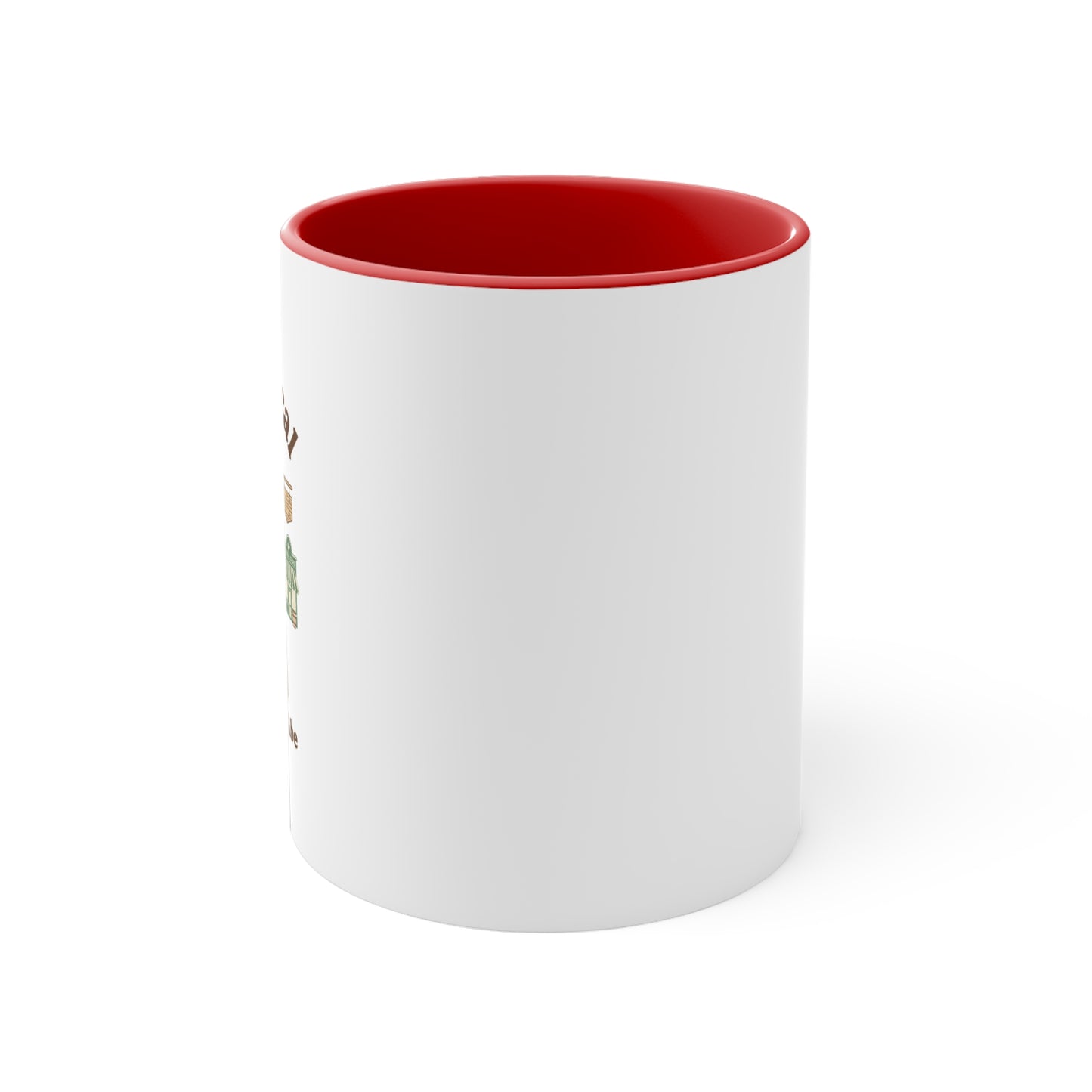 Shop Local 'Like Honest Abe' Accent Mug — Patriotic Small Business Coffee Cup