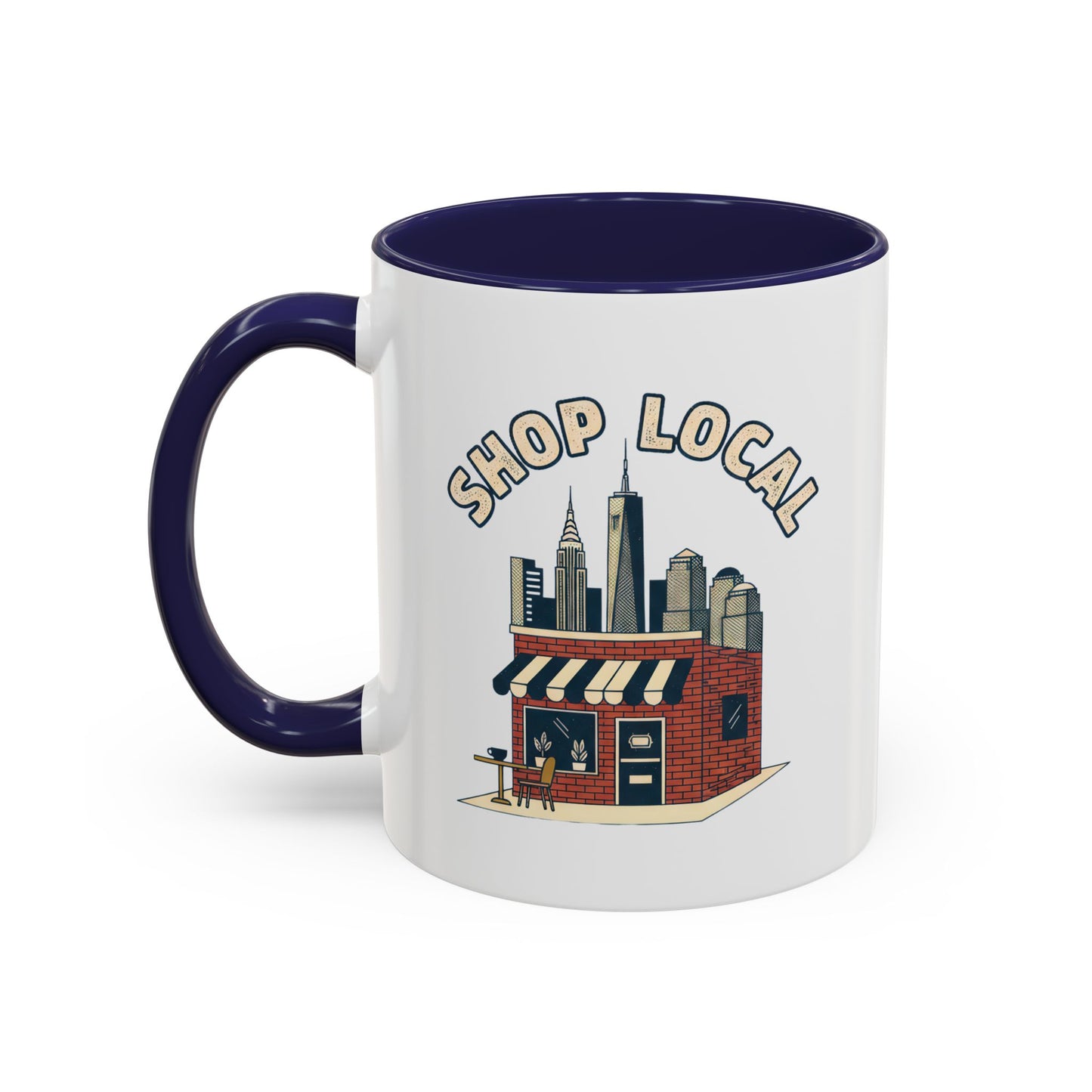 Shop Local Coffee Mug — Accent 11oz Ceramic Mug