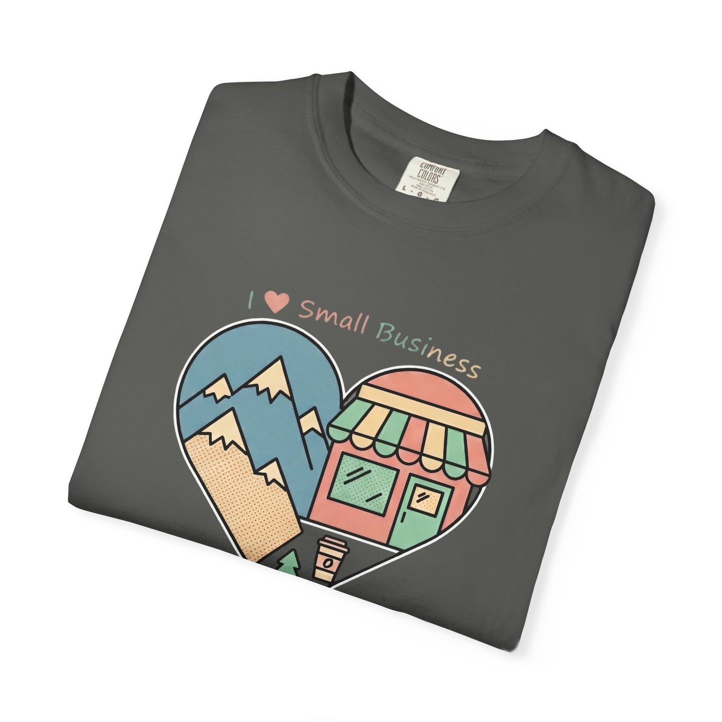 Colorado Heart Graphic T-Shirt — Small Business Love Design