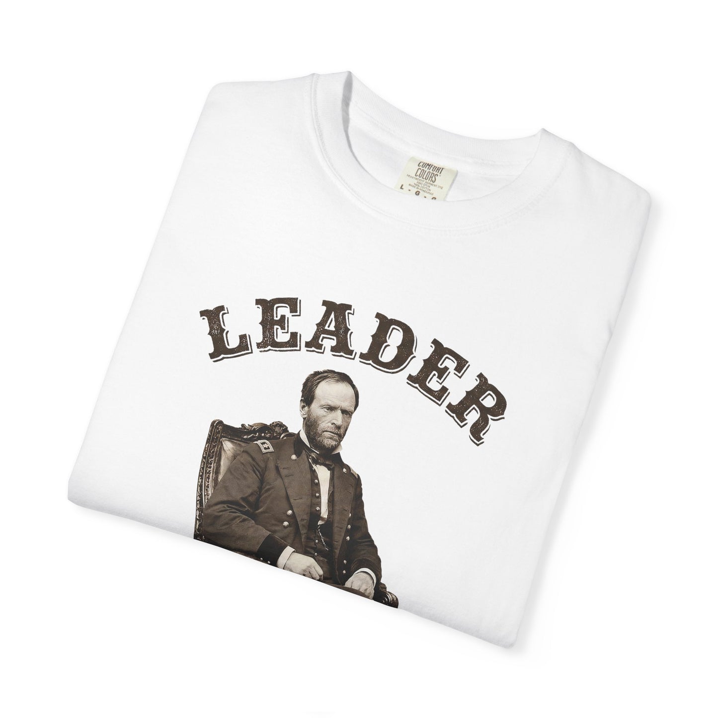 T-Shirt — 'Leader' William Tecumseh Sherman Vintage Portrait Tee