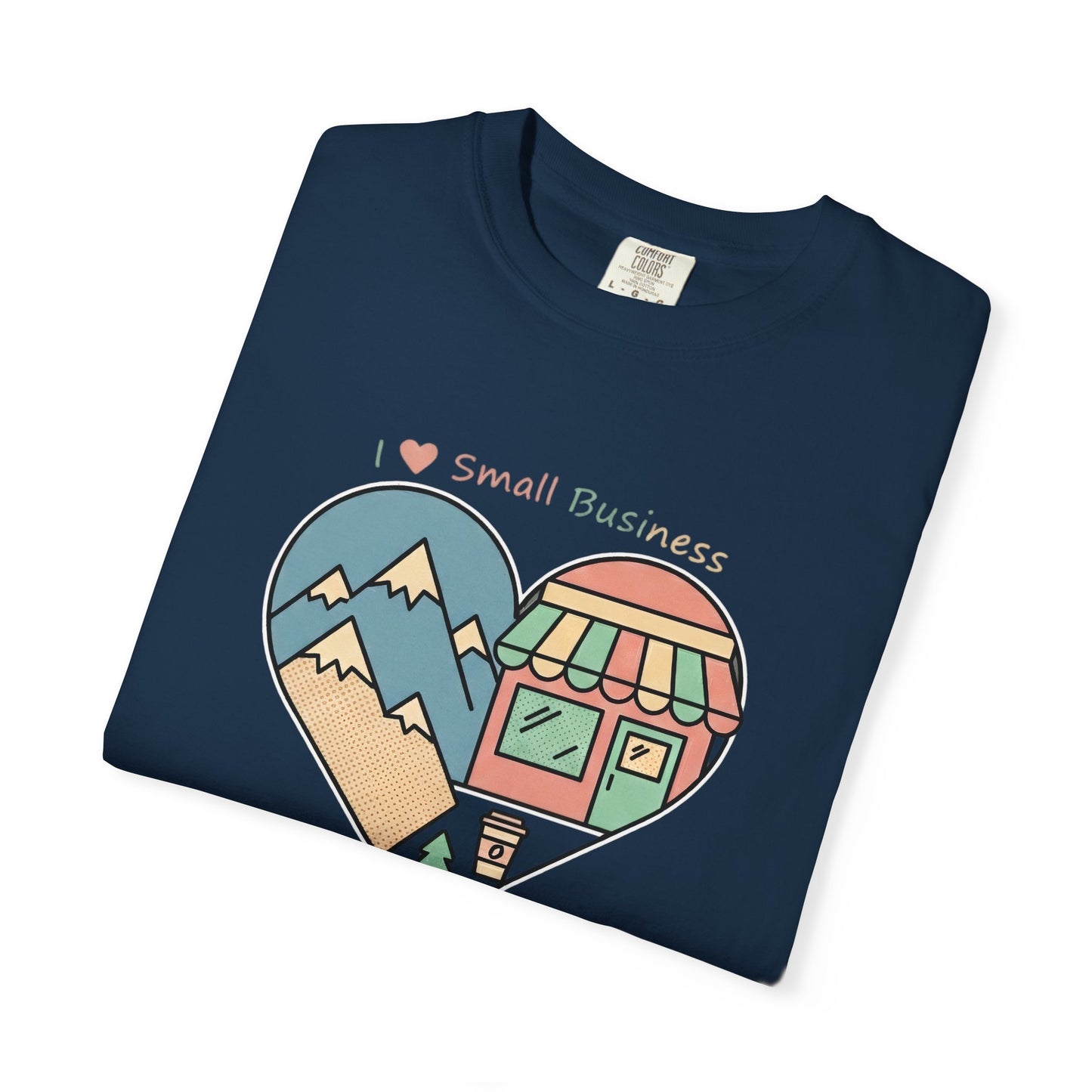 Colorado Heart Graphic T-Shirt — Small Business Love Design