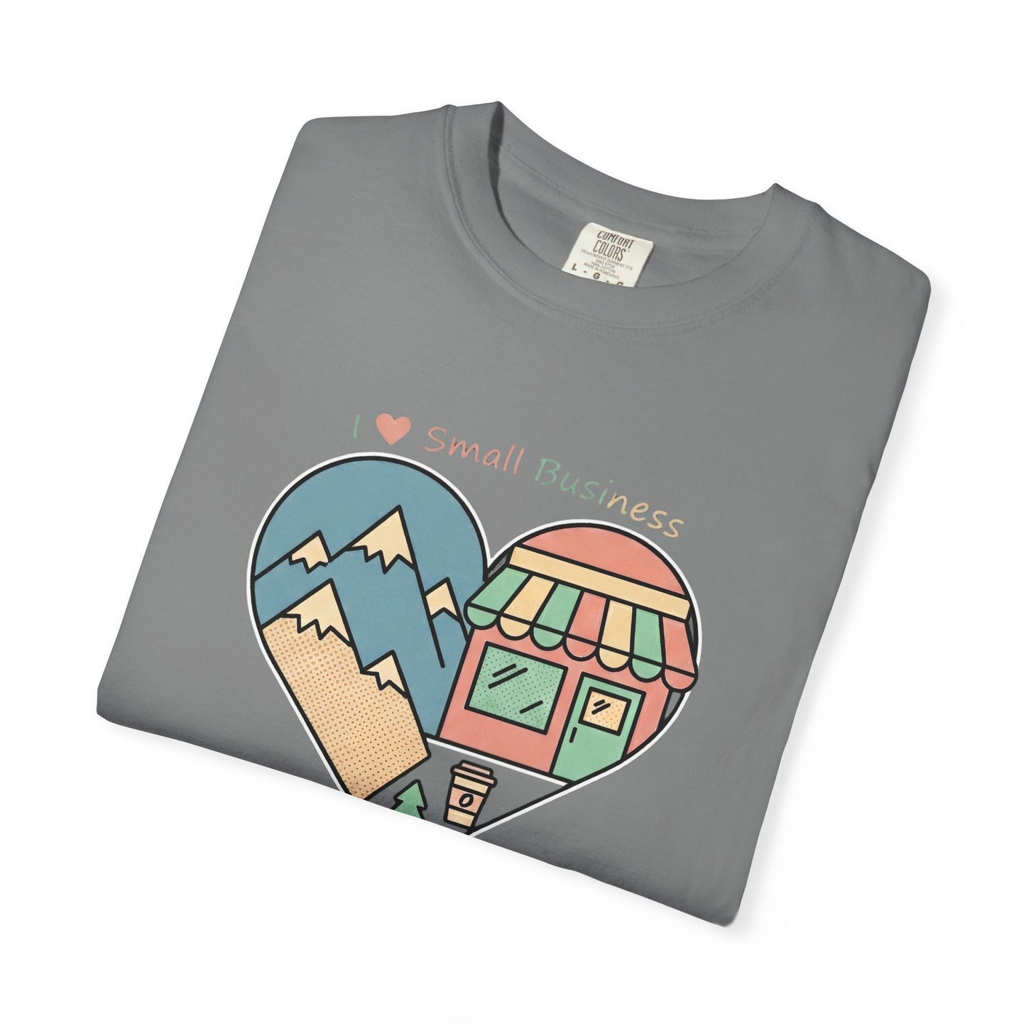 Colorado Heart Graphic T-Shirt — Small Business Love Design