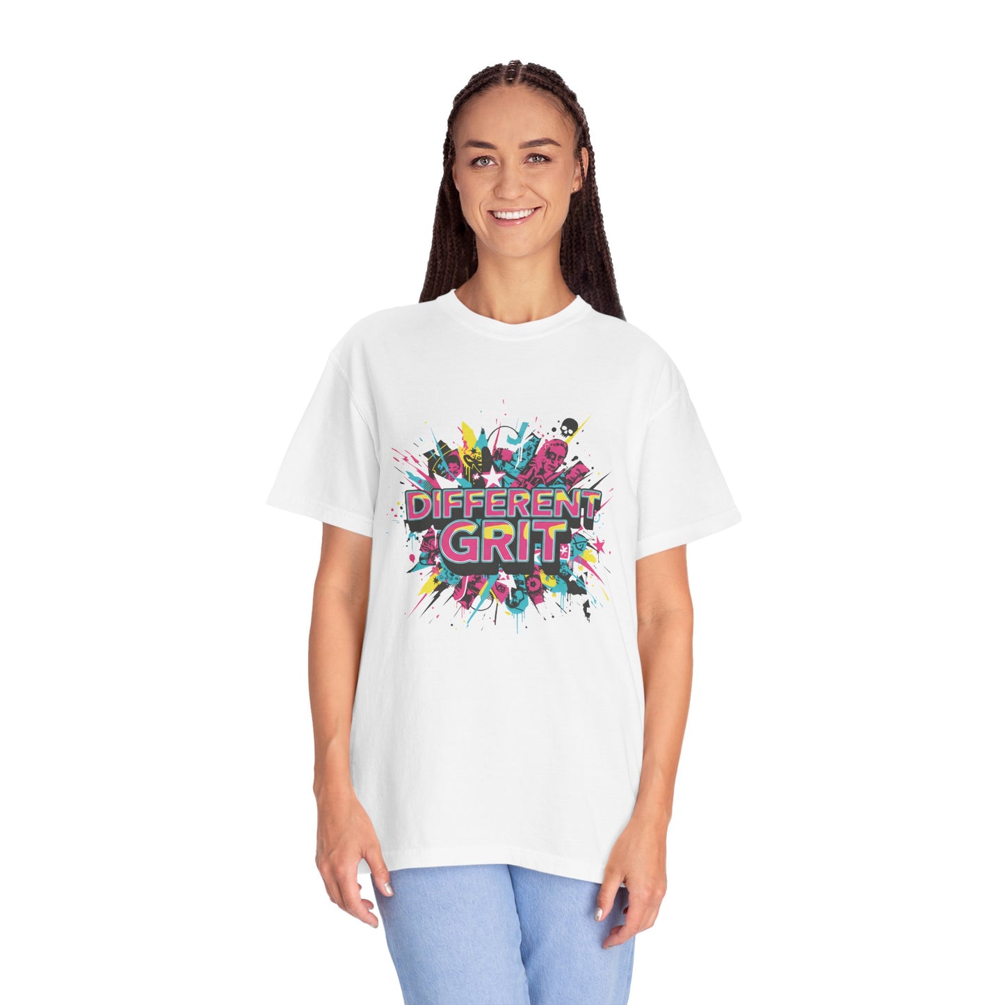 Different Grit Graphic T-Shirt — Colorful Urban Streetwear Tee