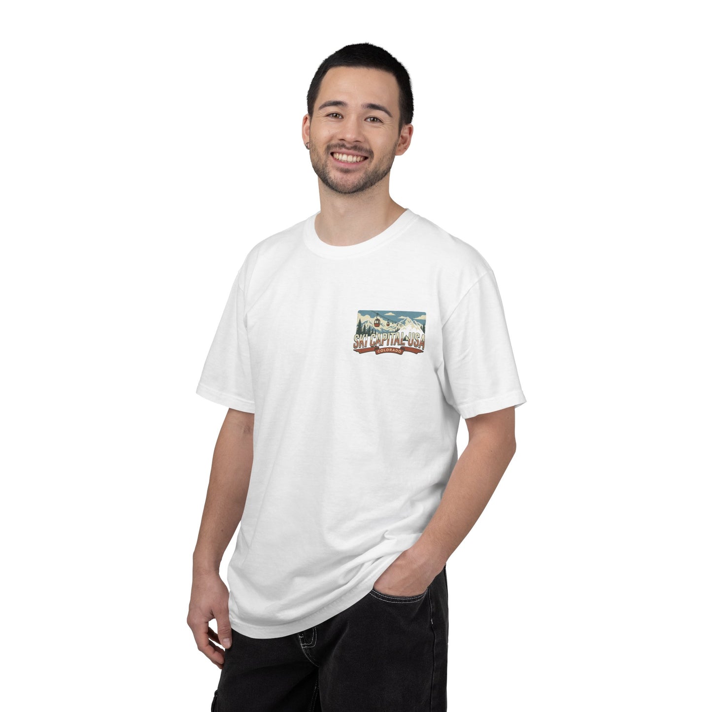 Ski Capital USA Colorado T-Shirt — Colorado Ski State Graphic Tee