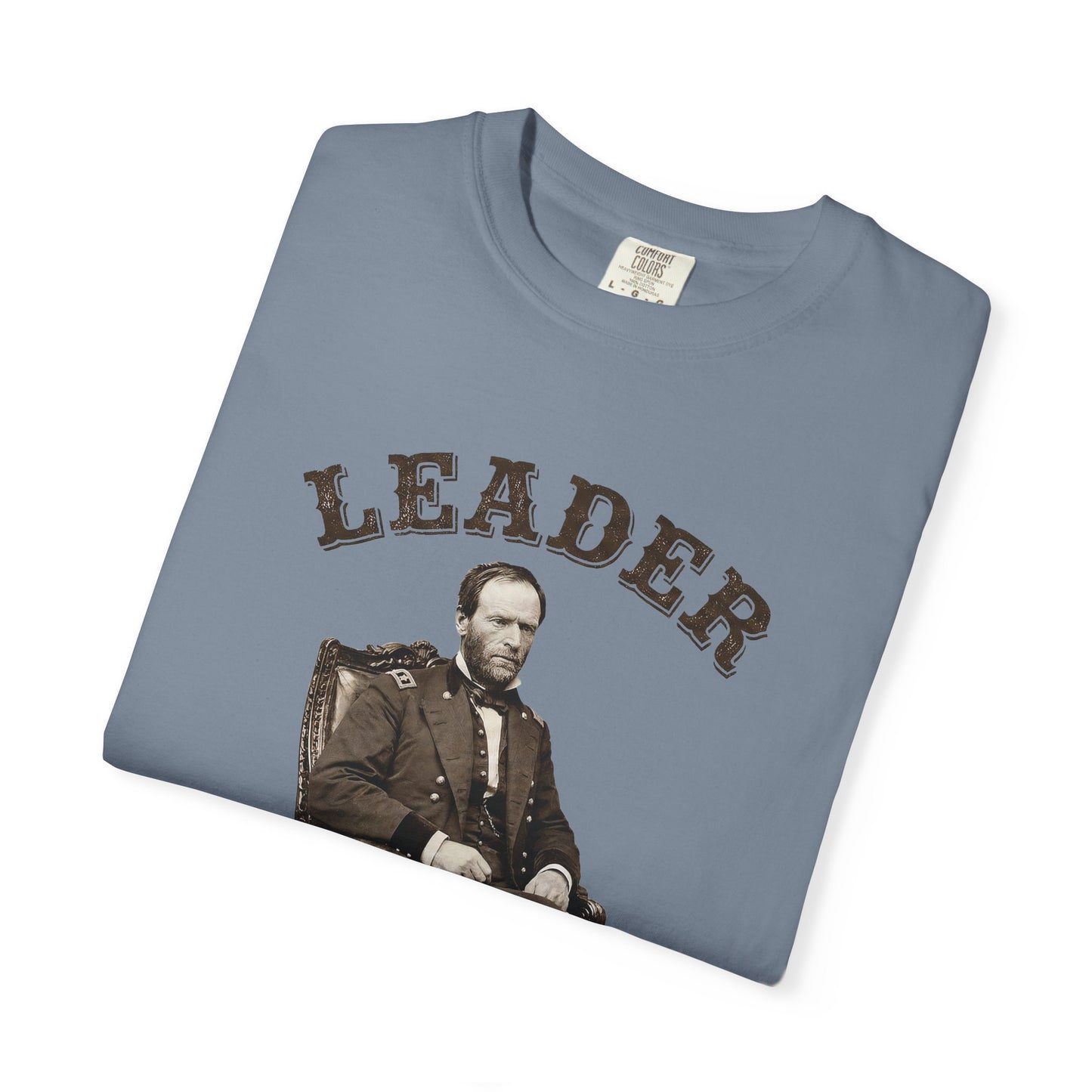 T-Shirt — 'Leader' William Tecumseh Sherman Vintage Portrait Tee