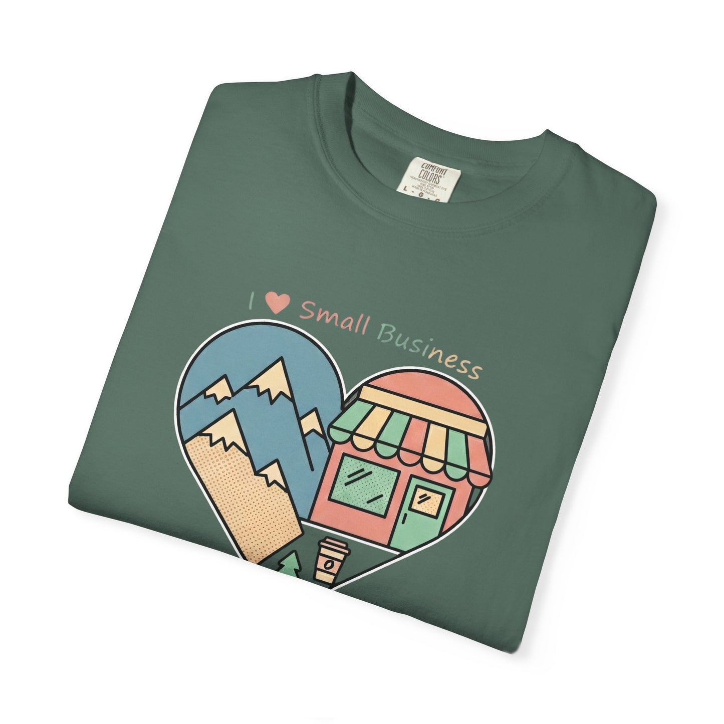 Colorado Heart Graphic T-Shirt — Small Business Love Design