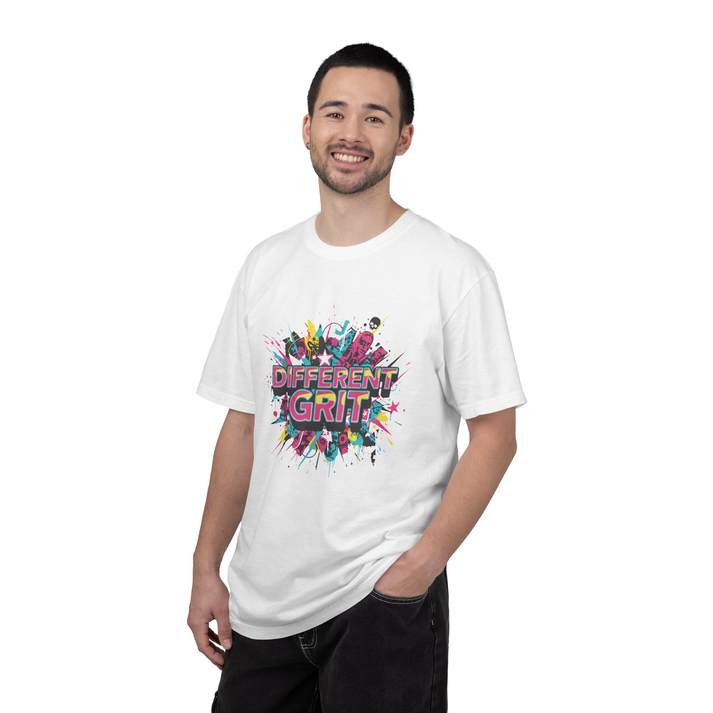 Different Grit Graphic T-Shirt — Colorful Urban Streetwear Tee