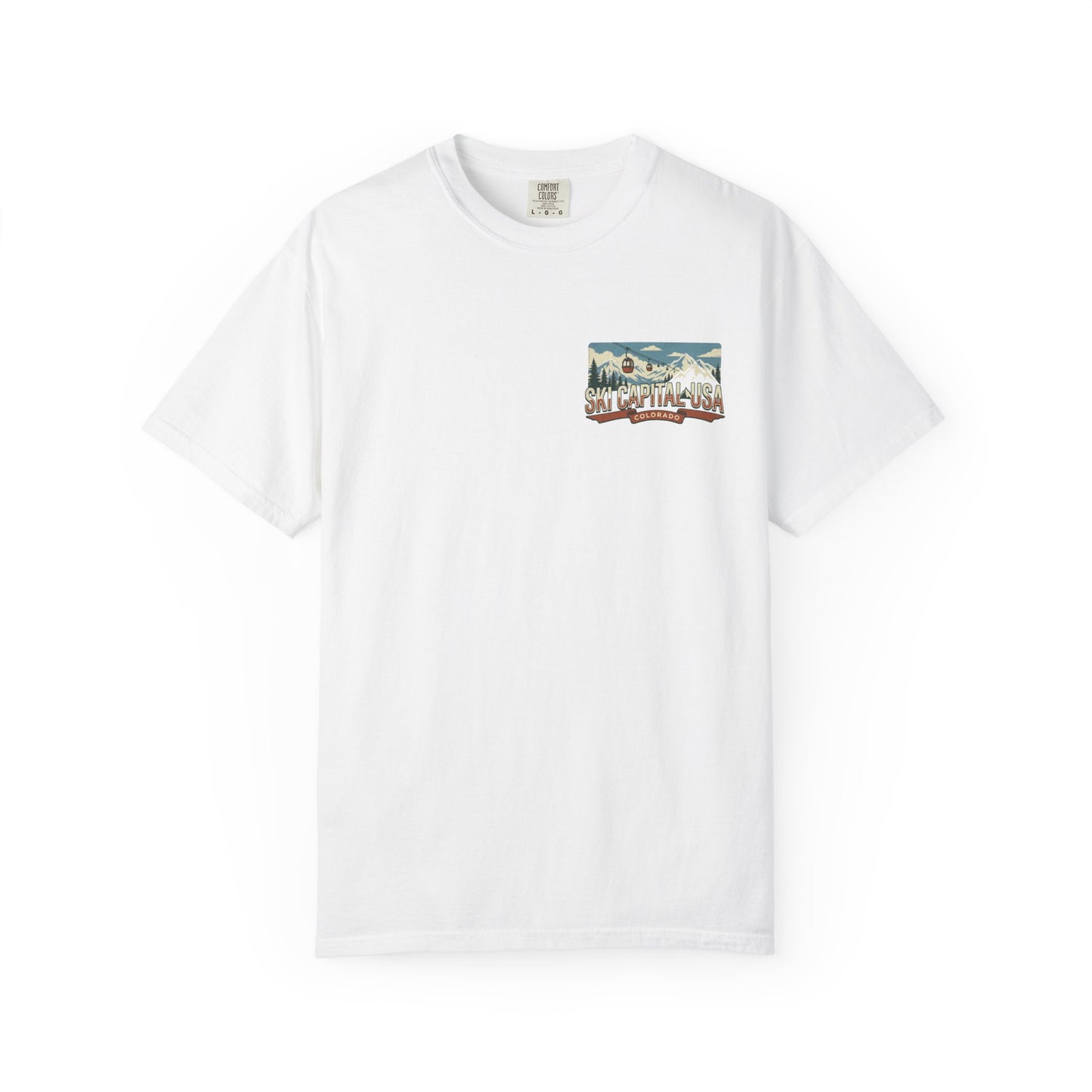 Ski Capital USA Colorado T-Shirt — Colorado Ski State Graphic Tee