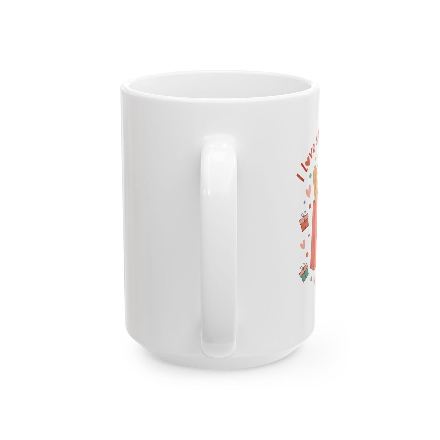 I Love Shopping Local Mug — Cute Market Tote Coffee Cup (11oz/15oz)