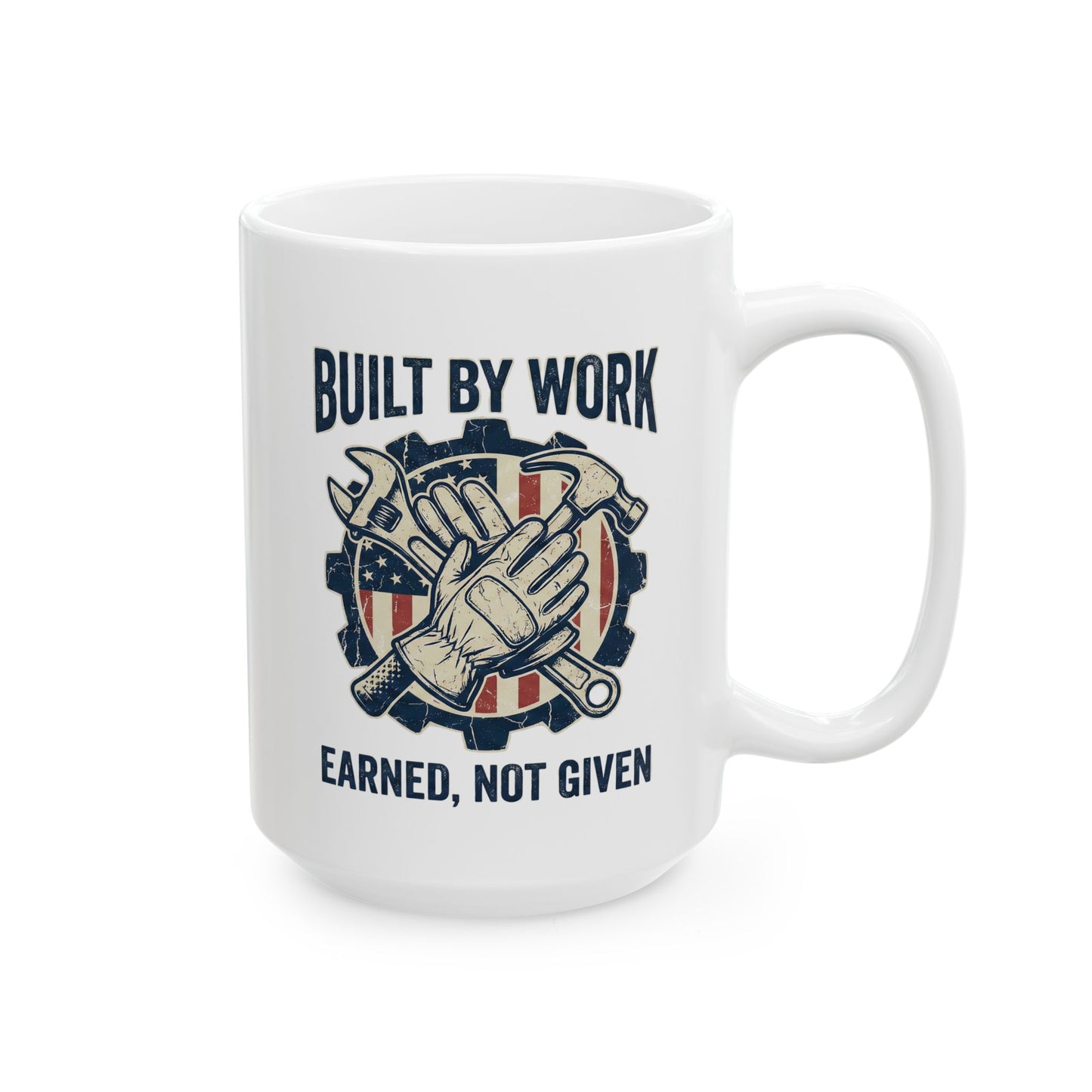 Construction Worker Coffee Mug – Building New York with Pride Ceramic Mug (11oz, 15oz)