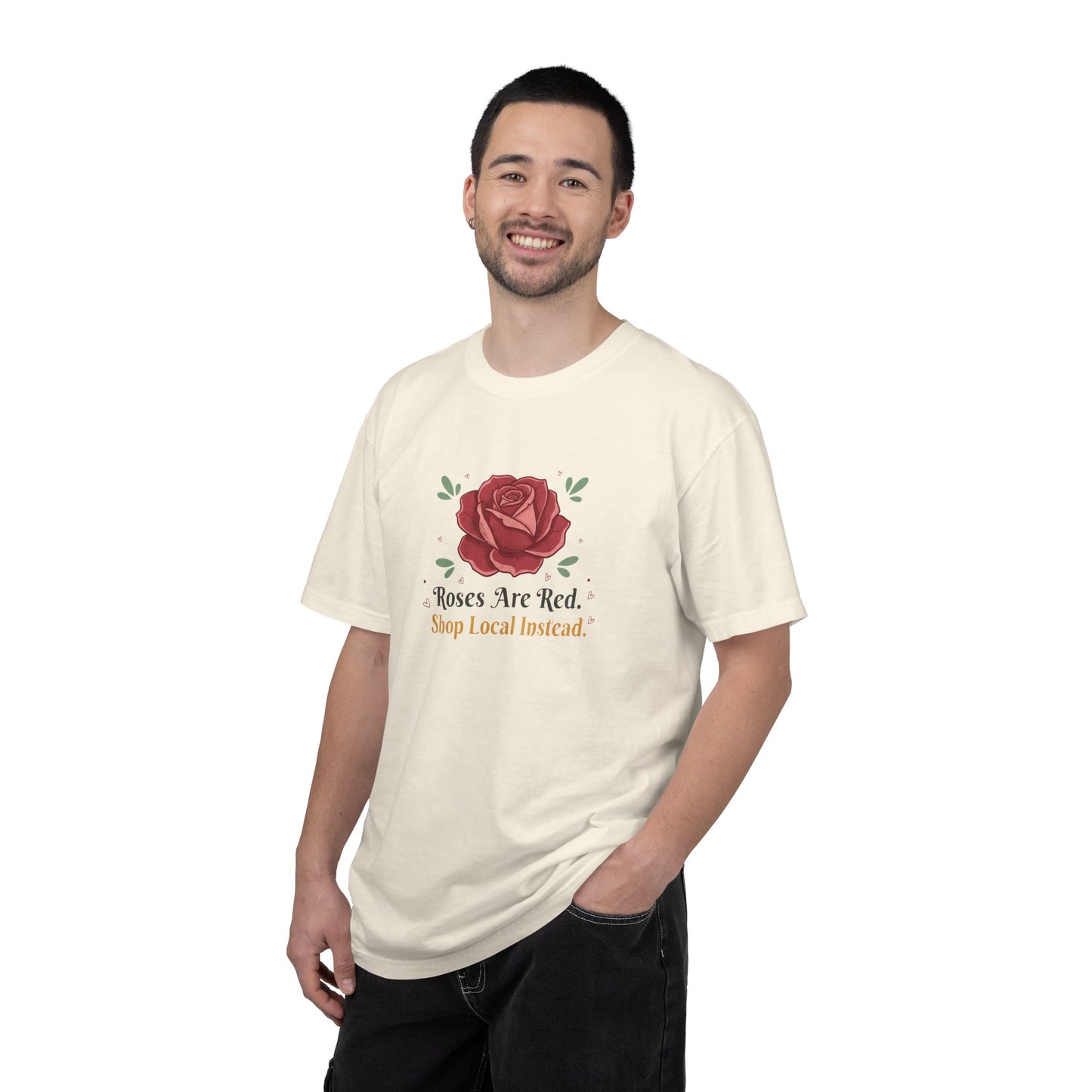 Shop Local Instead Roses Are Red T-Shirt