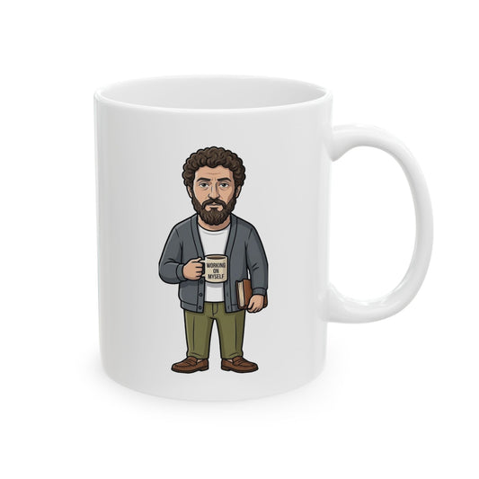 Working On Myself — Funny Marcus Aurelius Coffee Mug