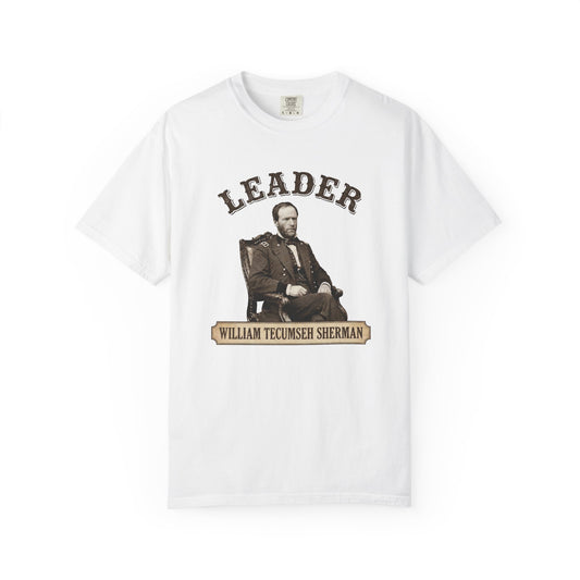 T-Shirt — 'Leader' William Tecumseh Sherman Vintage Portrait Tee