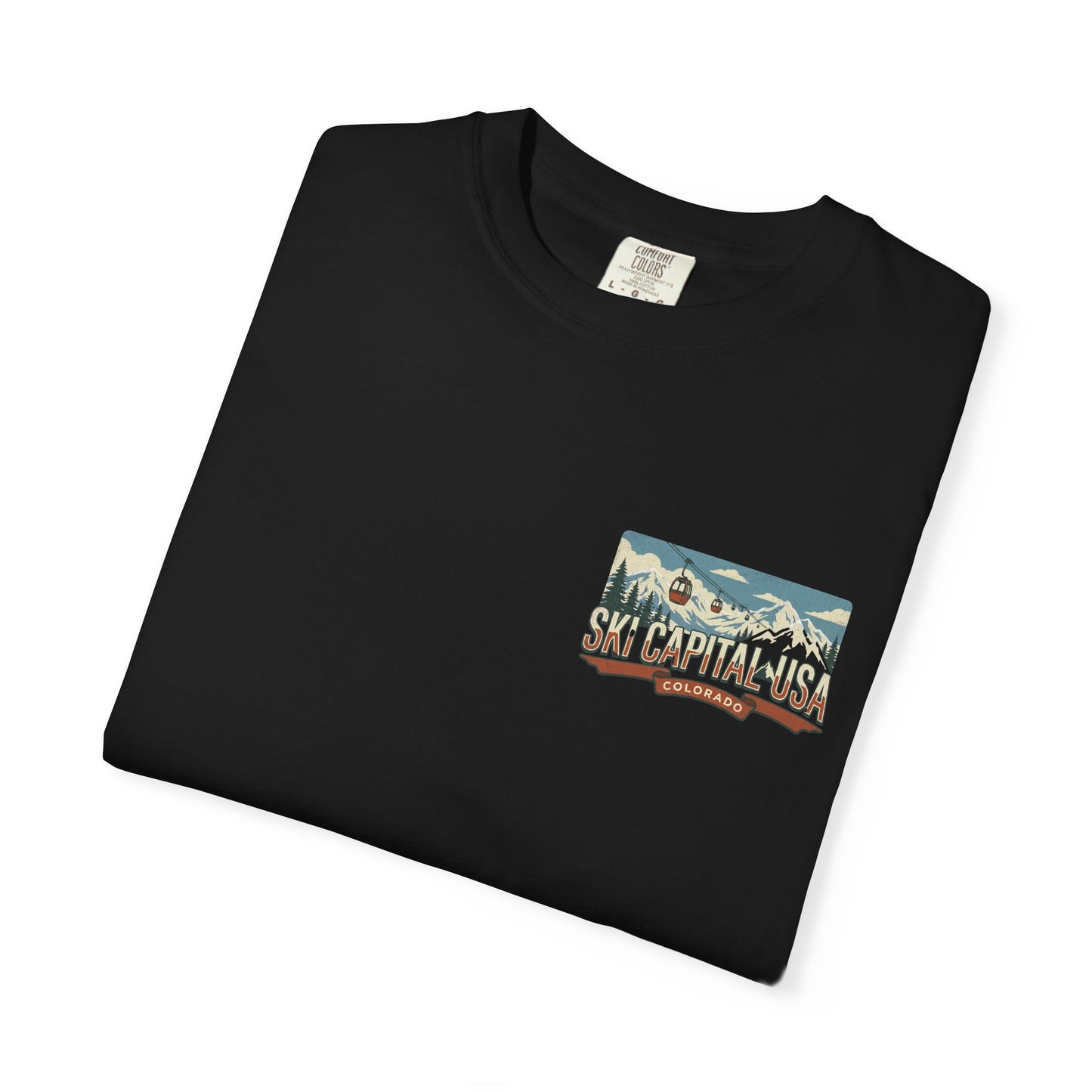 Ski Capital USA Colorado T-Shirt — Colorado Ski State Graphic Tee