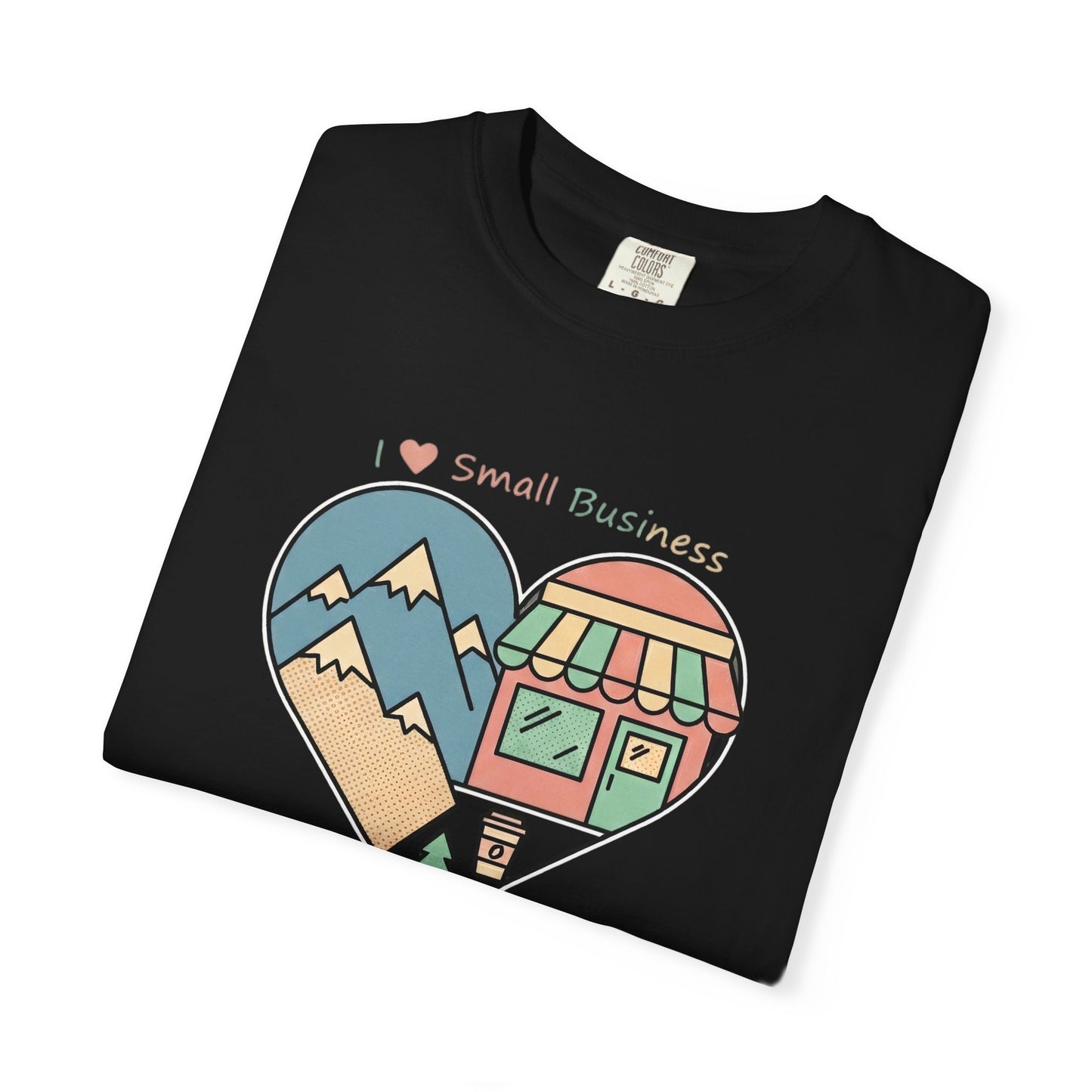Colorado Heart Graphic T-Shirt — Small Business Love Design