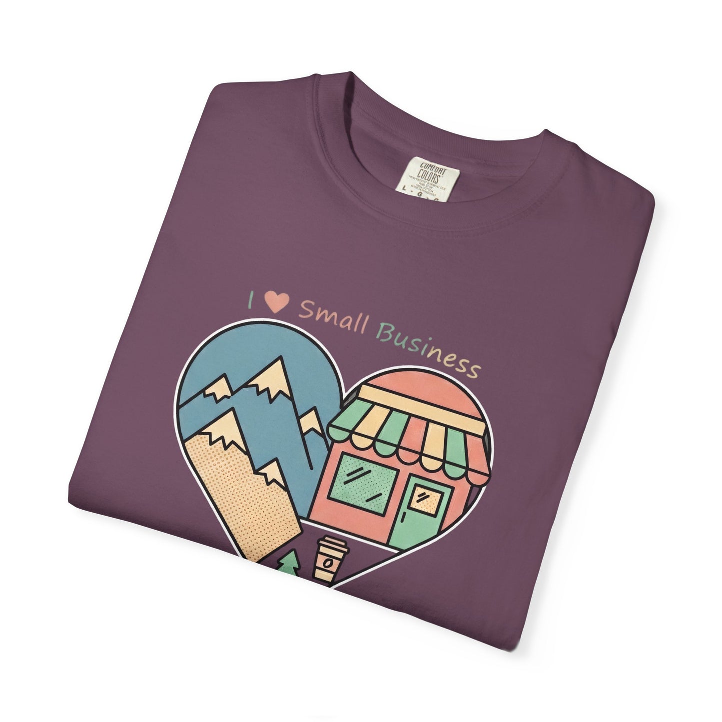 Colorado Heart Graphic T-Shirt — Small Business Love Design