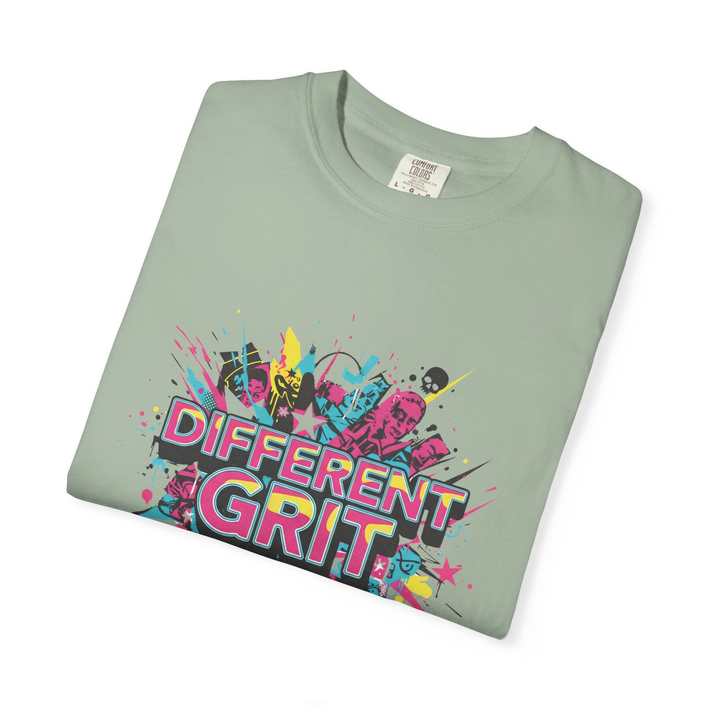 Different Grit Graphic T-Shirt — Colorful Urban Streetwear Tee