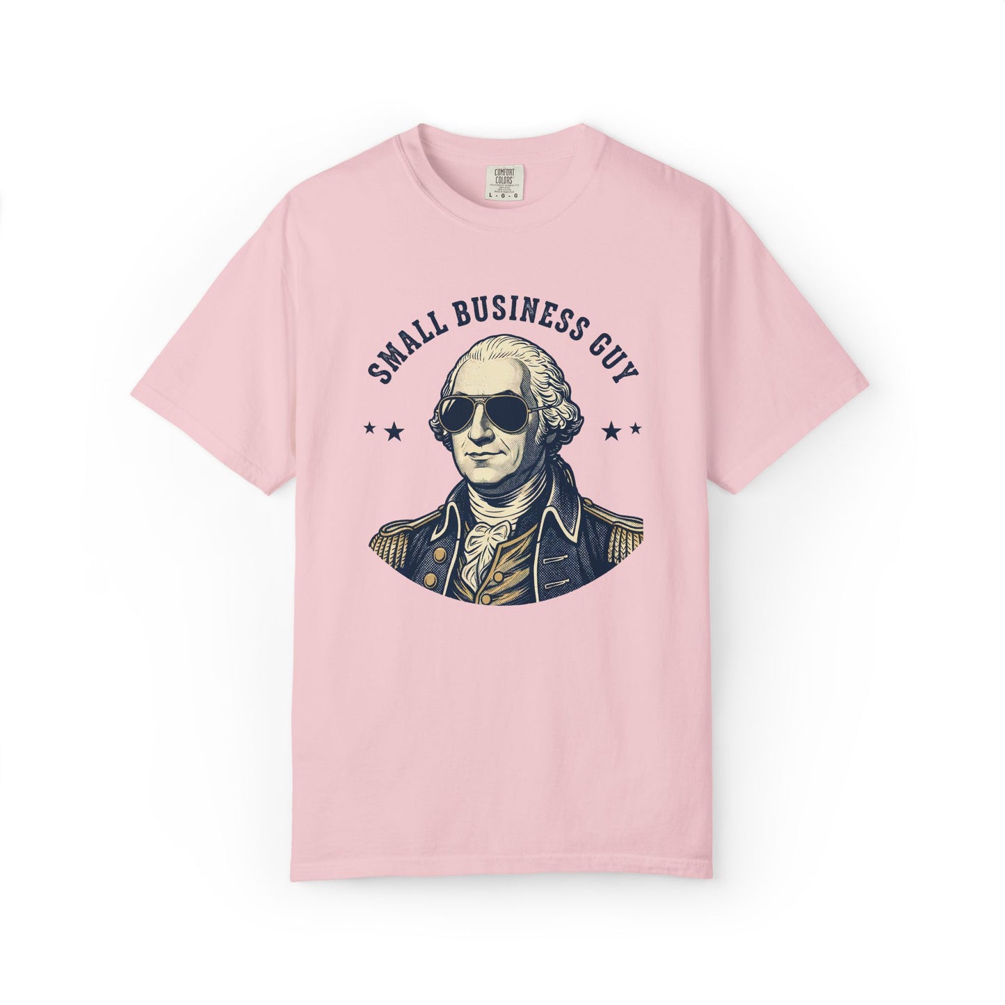 Small Business Guy T-Shirt — Vintage George Washington Graphic Tee for Entrepreneurs